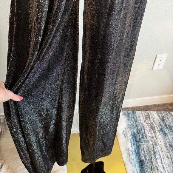By Together Black Metallic Jumpsuit for Cocktail Nights - Picture 5 of 7